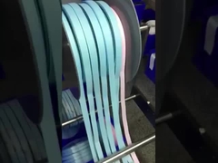 Meisida pita 3,8cm benang pita emas panas dan perak bintang pelangi gradien warna pita grosir