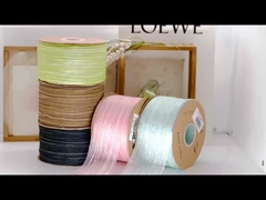 Gaya Korea premium dua warna berkilauan vertikal berkerut salju kain kasa sabuk