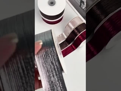 Emas dan perak bergaris stamping panas pita permukaan mengkilap