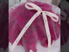 Pabrik penjualan langsung dari seri mewah ringan kertas emas dua sisi bahan bunga, gaya Korea