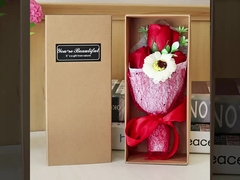 Soap flower gift, romantic simulation bouquet, rose bouquet, Valentine's Day gift for girlfriend, di mana kau berada?