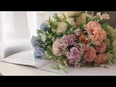 Simulasi bunga cengkeh Seri warna musim semi Bunga pegangan kecil Hari Ibu bunga palsu segar s