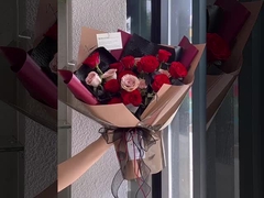 New Tide Paper Film tebal matte bunga bunganya kertas kemasan