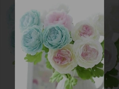 Peoni simulasi, bunga palsu, teratai, peoni laut, bunga sutra kepala tunggal, bunga buatan untuk pernikahan