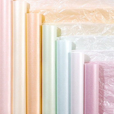 Harga yang bagus Kertas Pembungkus Bunga 50cm X 70cm Tahan Air Gulungan Mutiara Elegan on line