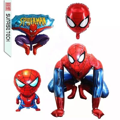 Harga yang bagus Kartun spiderman mainan tiup balon foil helium on line
