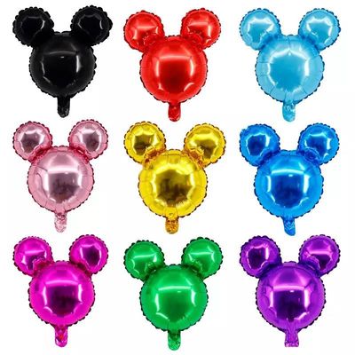 Harga yang bagus 18 Inch Minnie Kepala Kartun Mickey Mouse Foil Balon Dekorasi Pesta Ulang Tahun on line