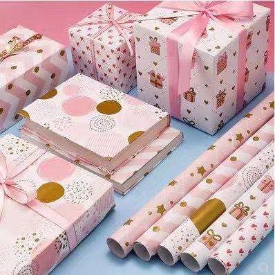 Beli 50cm * 70cm Matte Kado Bungkus Kertas Roll untuk Teman online manufacture