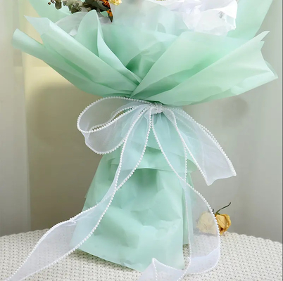 Harga yang bagus Aksesoris DIY Pita Bungkus Kado Organza Untuk Dekorasi Bunga on line