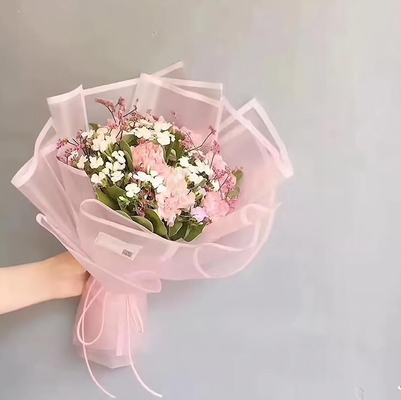Beli Tahan Air Transparan Matte Non Woven Jaringan Kertas Pembungkus Bunga Untuk Buket online manufacture
