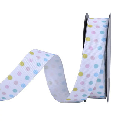 Harga yang bagus Pelangi Berwarna-warni Kemasan Hadiah Berwajah Ganda Selamat Ulang Tahun Satin Ribbon Dekorasi Logo Cetak on line