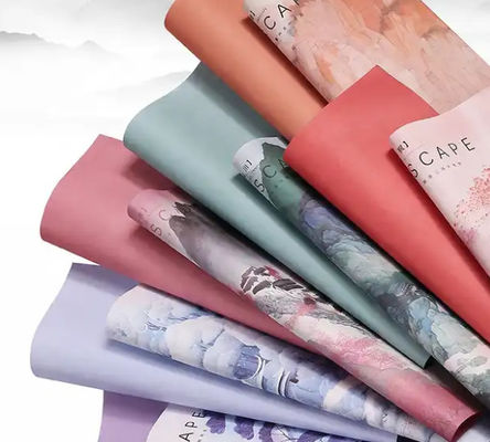 Harga yang bagus Kertas seni gaya Cina kertas bungkus bunga 85g kertas tahan air daur ulang on line