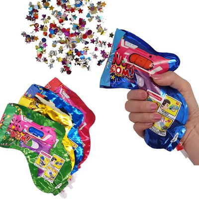 Beli Senjata kembang api mainan kembung Konfetti Poppers genggam meriam untuk pernikahan ulang tahun kelulusan Perlengkapan pesta menyenangkan online manufacture