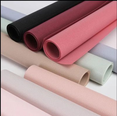 Beli 70-80gm PP Plastik Film Bunga Buket Wrapping Paper dengan Solid Color Printing pembuatan online