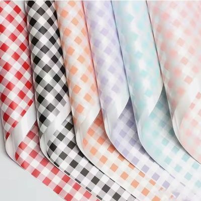 Harga yang bagus 58*58 cm 20pcs per bungkus Kertas sintetis bungkus bunga kertas untuk DIY Bunga buket on line