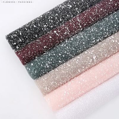 Harga yang bagus Kertas Bungkus Rantai Salju Desain Mewah dengan Warna Cerah untuk Pengemasan Bunga on line