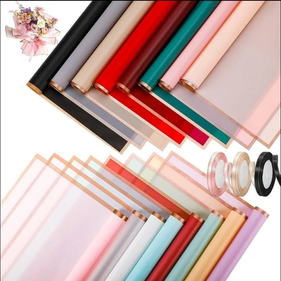 Beli Kertas bungkus bunga Golden Edge halus 58cm * 58cm Disesuaikan untuk bungkus toko bunga online manufacture