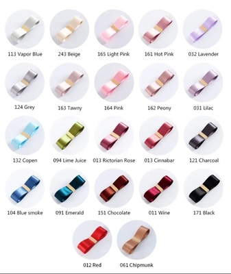 Harga yang bagus 25MM*40Y Ribbon Satin Pribadi untuk Pengemasan Dekorasi Bunga on line