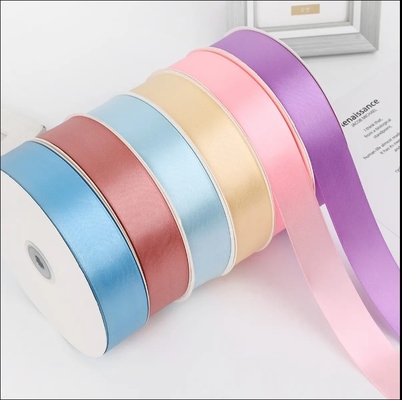 Beli Double Face dan Single Face Satin Ribbon Roll untuk Pembungkus Hadiah Pelanggan Personalisasi online manufacture