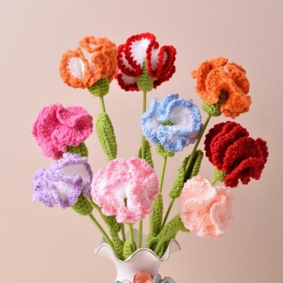 Harga yang bagus Hadiah Hari Ibu Buket Kerajinan Tangan Dengan Cakar Keren buatan Bunga Berwarna Berbagai 20x5cm on line