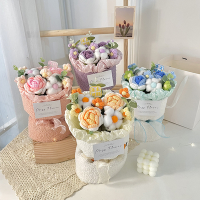 Harga yang bagus Hadiah Hari Anak-anak Bungkus Plush dirajut dengan tas simulasi ringan dan portabel on line