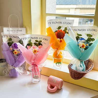 Harga yang bagus Hadiah Hari Valentine Tas Tas Bunga dengan Simulasi Bunga dalam Berbagai Warna on line