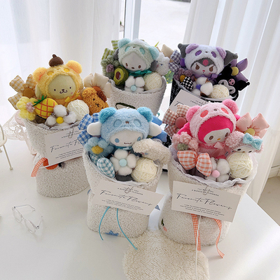 Beli Buat Dia tersenyum dengan Bunga Boneka Sanrio 20x35cm Hadiah Hari Ibu yang sempurna pembuatan online