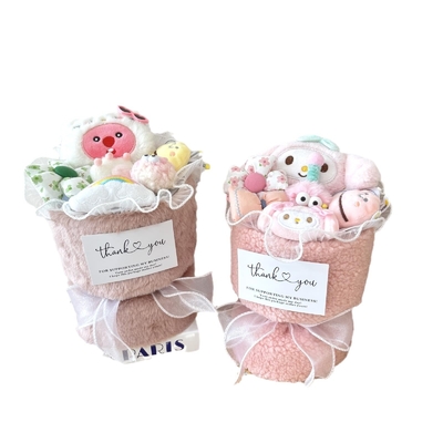 Beli Karikatur Plush Boneka Bunga Buket Berbagai Boneka Set Hadiah Sempurna untuk Anak-anak / Pacar di Ulang Tahun / Lulusan / Hari Guru online manufacture