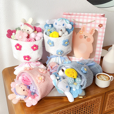 Beli Hadiah Hari Ibu Hari Valentine boneka kelinci siap bunga untuk pacar atau muses sebagai hadiah ulang tahun online manufacture