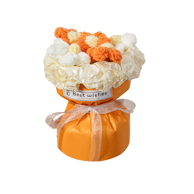 Harga yang bagus 11x13cm Mini Bunga Bouquet Dipaku Puff Bouquet Produk jadi Bunga buatan dalam berbagai warna untuk Hari Ibu on line