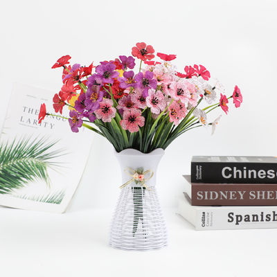 Beli 20x30cm Bungkus Bunga Buatan Bungkus Bunga Ungu untuk Foto Dekorasi Rumah Pernikahan dalam Berbagai Warna pembuatan online