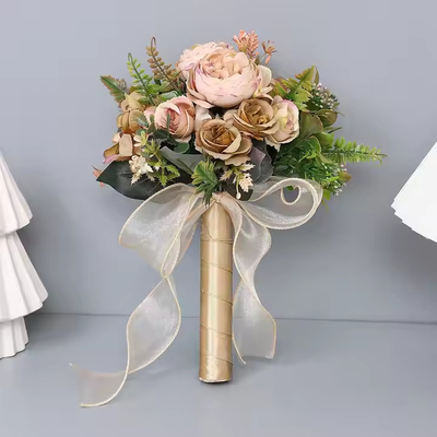 Harga yang bagus Kualitas Tinggi Grosir Bunga Pernikahan Bunga buatan Mawar Pengantin Pengantin Pengantin Pengantin Pengantin Pengantin Hari Valentine Hadiah on line