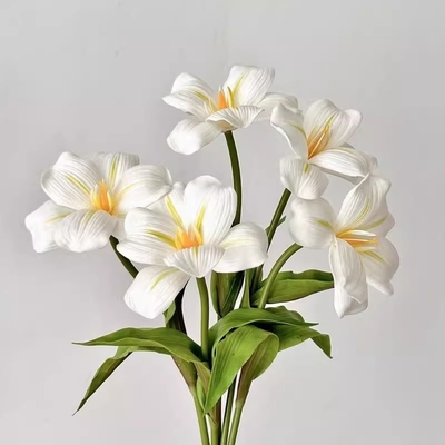 Harga yang bagus Bunga buatan tulip, hiasan rumah pernikahan, bunga palsu, bunga dekoratif fotografi on line