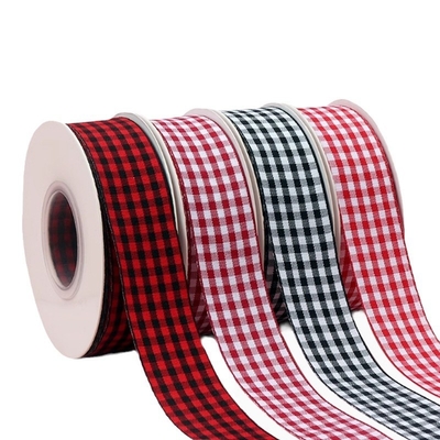 Harga yang bagus Grosir pita tenun 2.5cm buatan tangan DIY pita pita bunganya kemasan hadiah warna pernikahan dengan kain dan pita sutra on line