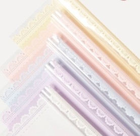 Beli Kertas kemasan bunga dari renda kaca kelopak online manufacture