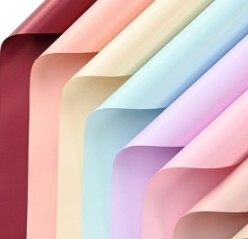 Harga yang bagus Kertas Cinta Pertama Gaya Korea Warna Solid Ouya Kertas Bunganya Kertas Kemasan on line