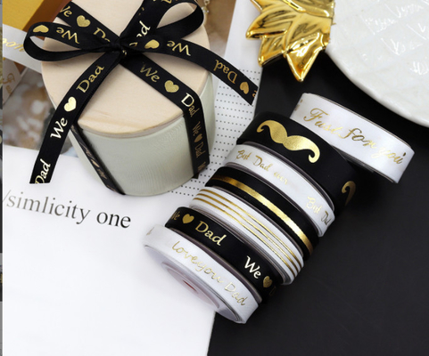 Beli Ribbon Hari Ayah aksesoris DIY, aksesoris dekoratif, kotak hadiah pita, pita, bunga, kue, kemasan roti, pita online manufacture