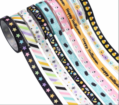 Beli 10mm Produk Baru Adegan Halloween Suasana labu hantu laba-laba Candy Trick Maker Ribbon Suasana Ribbon Dekoratif online manufacture