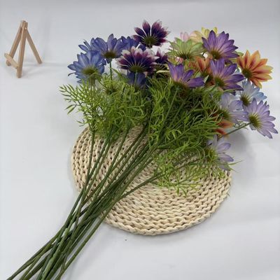 Harga yang bagus Simulasi musim panas krisantim bunga keberuntungan ember pengaturan foto pernikahan dekorasi taman lansekap on line