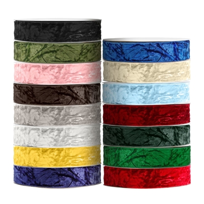 Beli Meisida pleated velvet ribbon, vintage pleated ribbon, kemasan hadiah, pita dekoratif Natal online manufacture