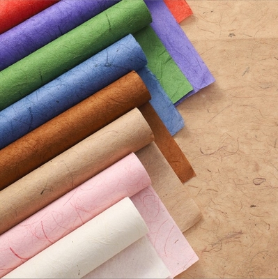 Harga yang bagus Kertas serat linen kental dengan nuansa high-end untuk bungkus bunga kertas dan bahan seni bunga toko bunga kerajinan tangan on line