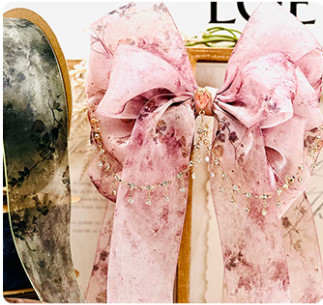 Beli Gaya kuno, sutra berwarna bunga plum, aksesoris rambut DIY buatan tangan, bahan dekoratif Hanfu, bungkus bunga, pita dekoratif online manufacture