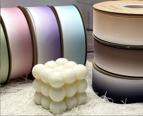 Beli New Gradient 1.0cm Ribbon Pakaian Aksesoris Bow DIY Aksesoris Ulang Tahun Bunga Festival Kotak Hadiah tali pengikat online manufacture