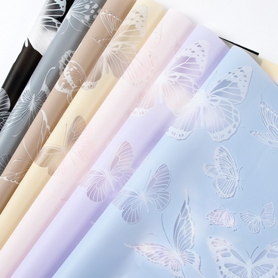 Harga yang bagus Kreatif Hari Valentine Kupu-kupu Menari Cetak Waterproof Arrangement Bunga Bungkusan Kertas on line