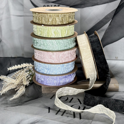 Harga yang bagus Sandwich renda, karet salju, pita 15mm, kain tenun, aksesoris pakaian, aksesoris rambut, kupu-kupu DIY Knot kupu-kupu produk setengah jadi on line