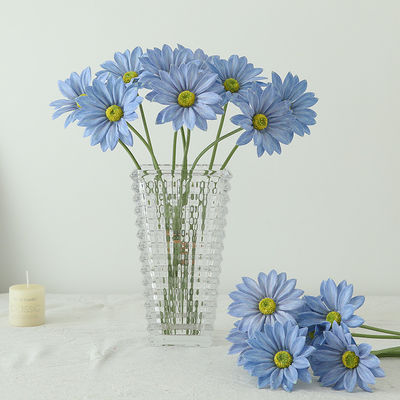 Beli Tiga potongan kain sutra buatan yang terbuat dari bunga krizantema musim panas bunga buatan untuk dekorasi pernikahan rumah, dengan nuansa high-end, adalah bunga buatan selesai pembuatan online