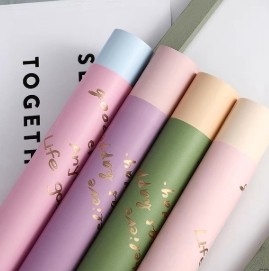 Beli Krio English Waterproof Flower Flower Packaging Paper online manufacture