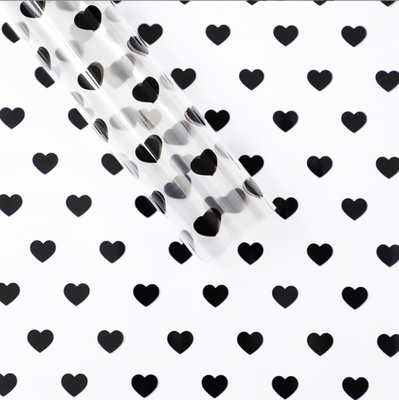 Harga yang bagus Yuexin Xiancai Love OPP transparan bungkus bunga tahan air kertas, DIY bunga pengaturan bungkus kertas bahan untuk toko bunga on line