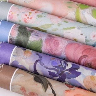Beli Konsep artistik lukisan minyak seri susunan bunga bunga kertas kemasan online manufacture