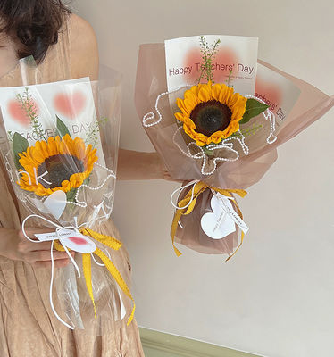 Beli Pita Seri Grid Biru 1cm Ikatan Buket Bunga Baking DIY Busur Buatan Tangan Bahan Kemasan Bunga untuk Baking pembuatan online